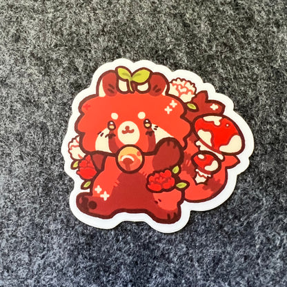 Red panda sticker