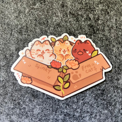 Box Kitties Sticker