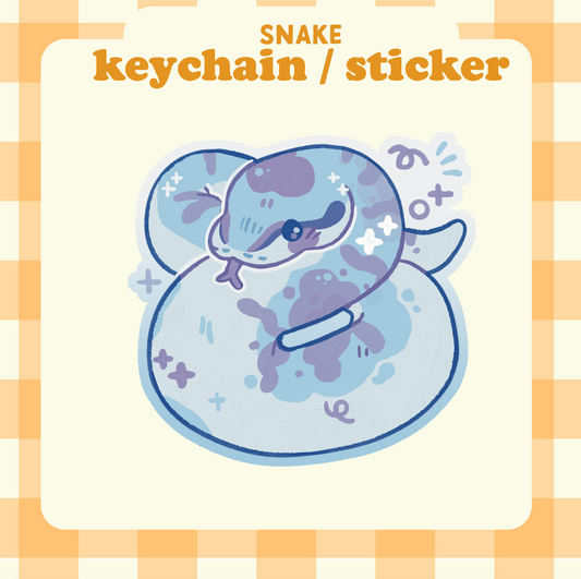 Snake Keychain / Sticker Preorder