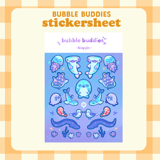 Bubble Buddies Stickersheet Preorder