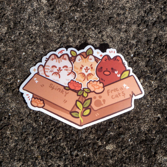 Box Kitties Sticker